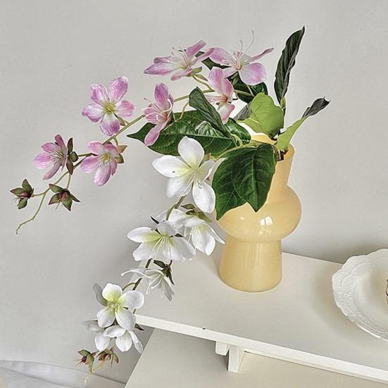 Artificial Jasmine Flower 31" Fake Hanging Flowers Faux Silk Flower Arrangement for Party Home Wedding Decoration