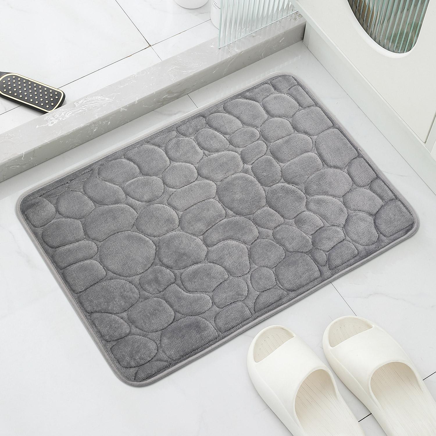 

Мягкая впитывающая противоскользящая подложка с рисунком в виде гальки, подходит для ванных комнат, спален и кухонь — впитывает воду и уменьшает скольжение. 400MMx600MM