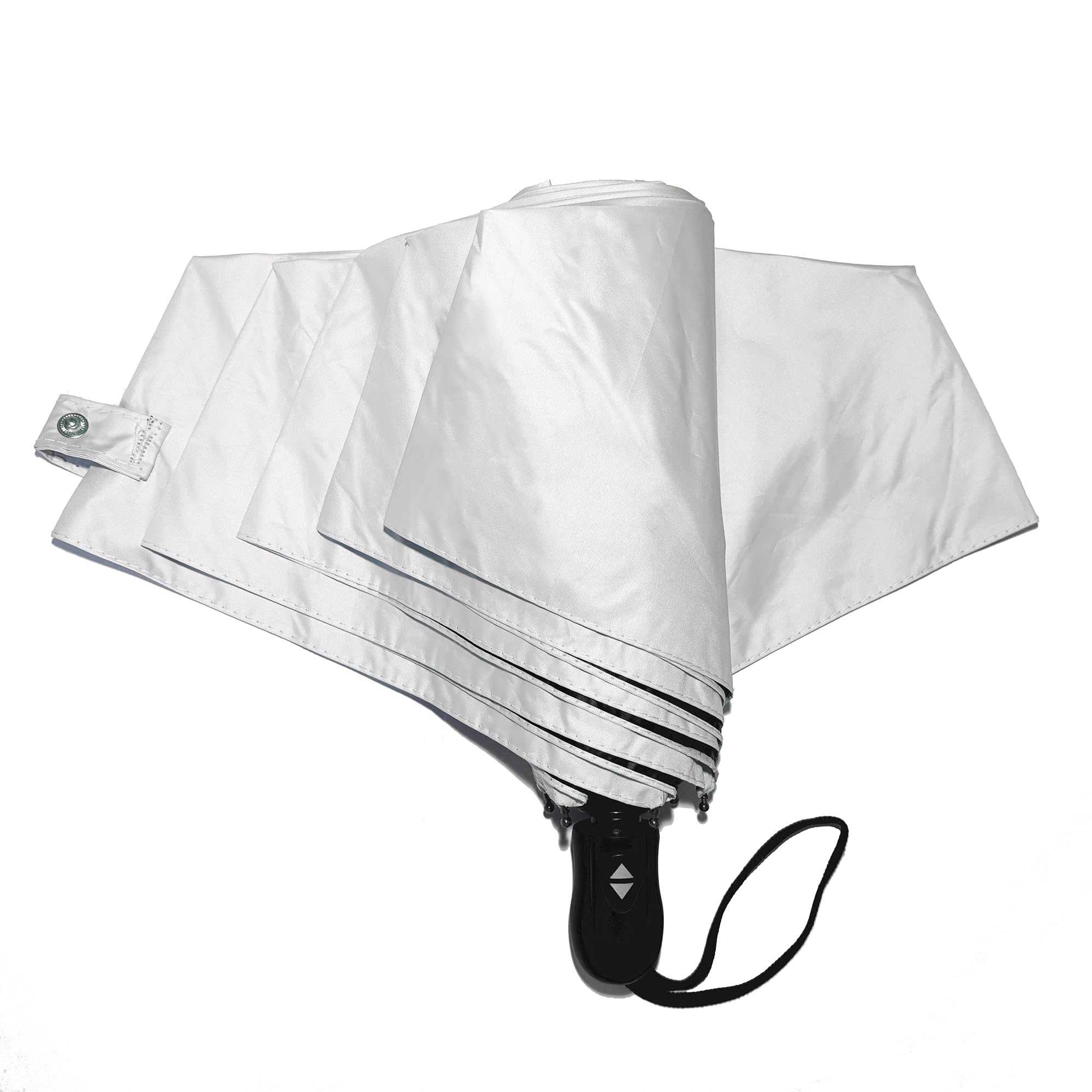 

Складной зонт CeloVela от солнца и УФ-лучей, полностью автоматический, идеально подходит для мужчин и женщин, для дождя, 100% защита, затемняющий, ультралегкий белый