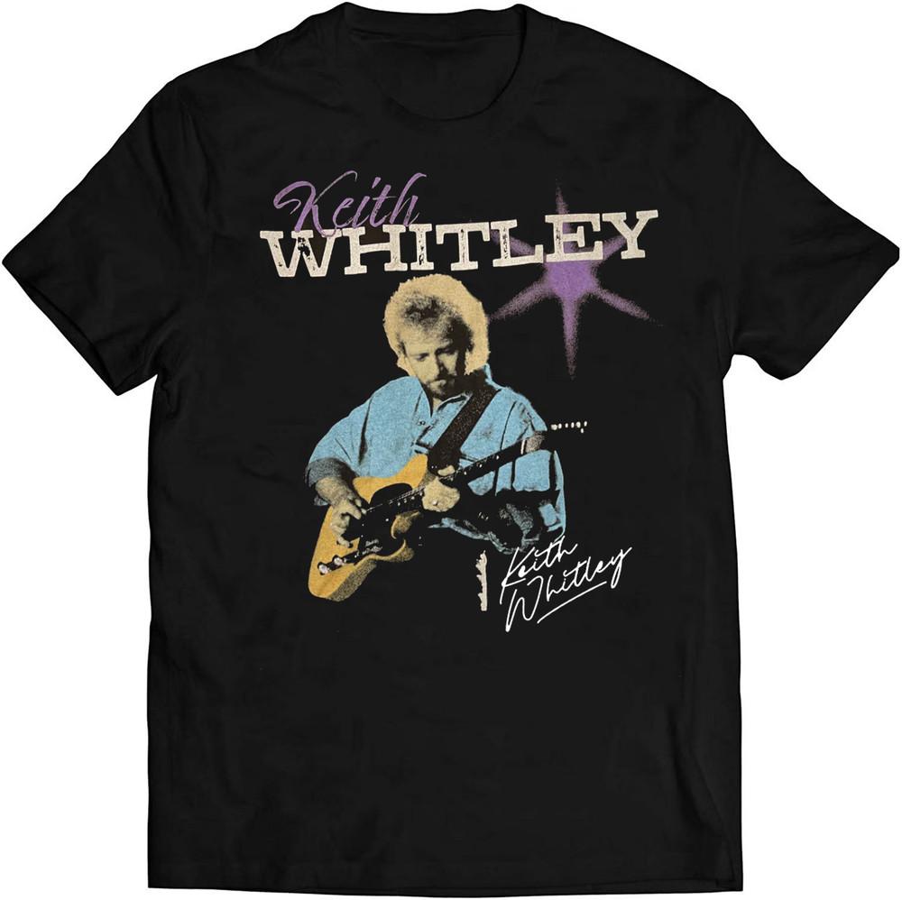 

Signed Keith Whitley Purple Guitar T Shirts All Size S to 5XL Unisex T-Shirt XL