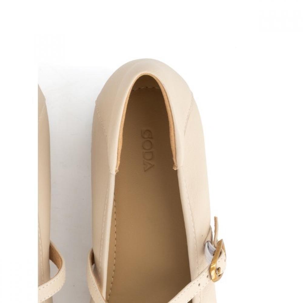 SODA Women Semi Dress Mary Jane Flat Loafer Aps605 La35  3cm 