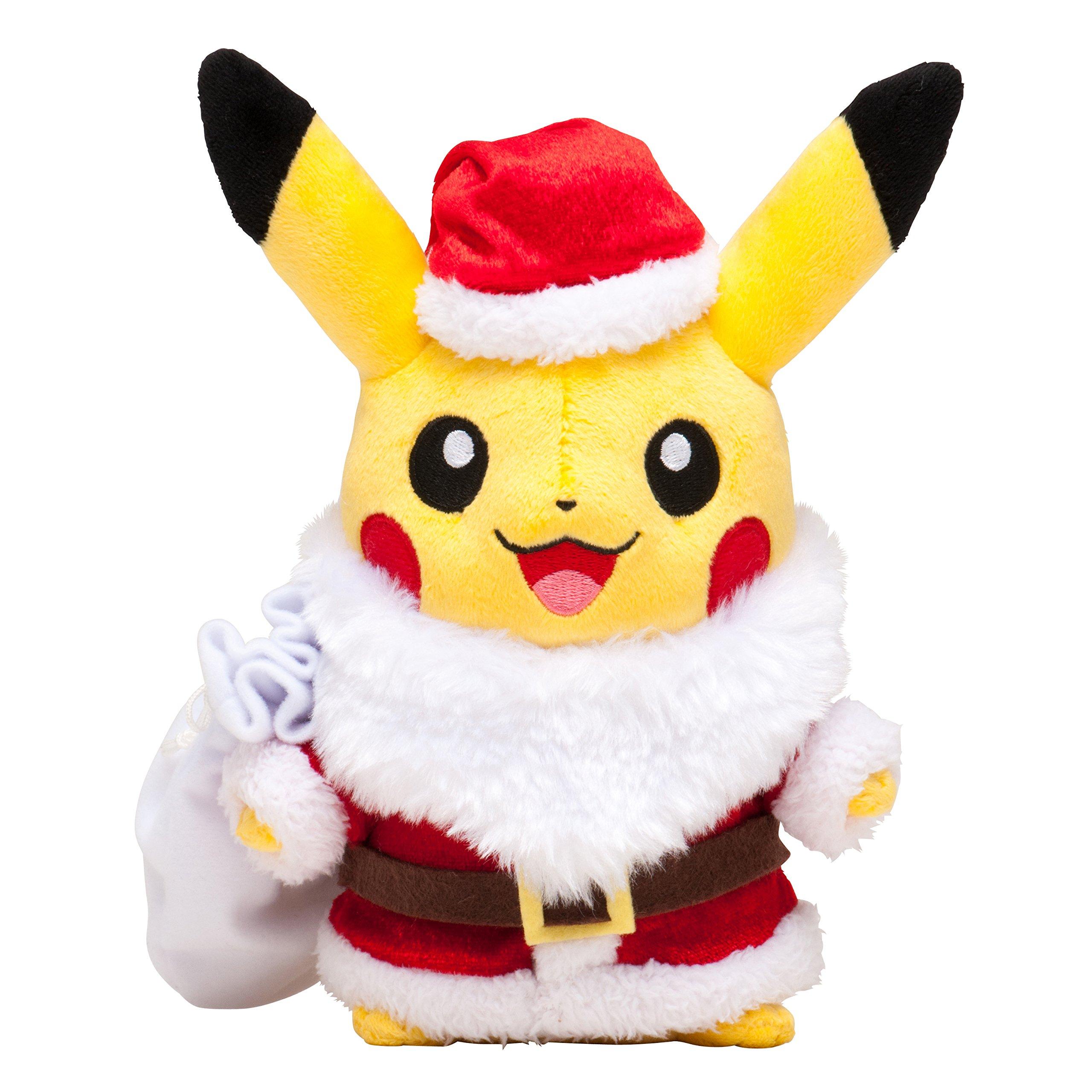 

POKEMON Центр Оригинал Мягкий Пикачу Санта 2014 20×14×12(В×Ш×Г:см)