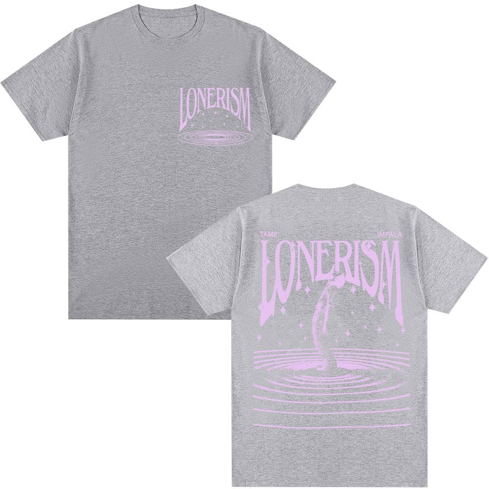 

Rock Band Tame Impala Lonerism Graphic T Shirt Men Women Pop Music Vintage Style T-shirt Oversized Casual Cotton Street T Shirts M