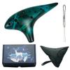 Alto C Key 12-Hole Smoked Ocarina for Professionals and Beginners