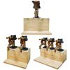 Wine Dispenser Eye-catching Innovative Wood Fathers Day Stable Whiskey Liquor Dispenser for Gifts