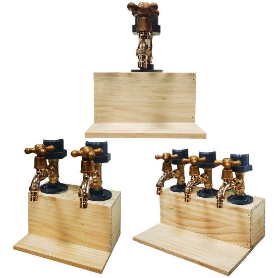 Wine Dispenser Eye-catching Innovative Wood Fathers Day Stable Whiskey Liquor Dispenser for Gifts