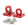 Metal Trailer Buckle, Simulation Trailer Tow Lock Shackle Bracket Set Replacement for Traxxas TRX4