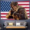 Game- Kennedys-Evil Leon  Tapestry Decoration Bedroom Dormitory Background Cloth Holiday Home Party Living Room Club Cloth