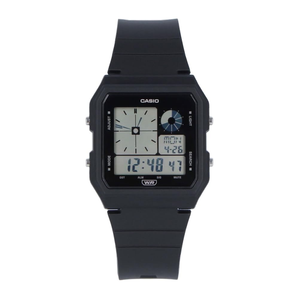 Casio LF-20W-1A Quartz Digital Watch Resin Black Waterproof Generic Watch