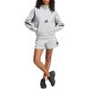 Adidas Z.N.E. Sportswear Hooded Pullover Sweatshirt Women Sweatshirt Gray JD9592
