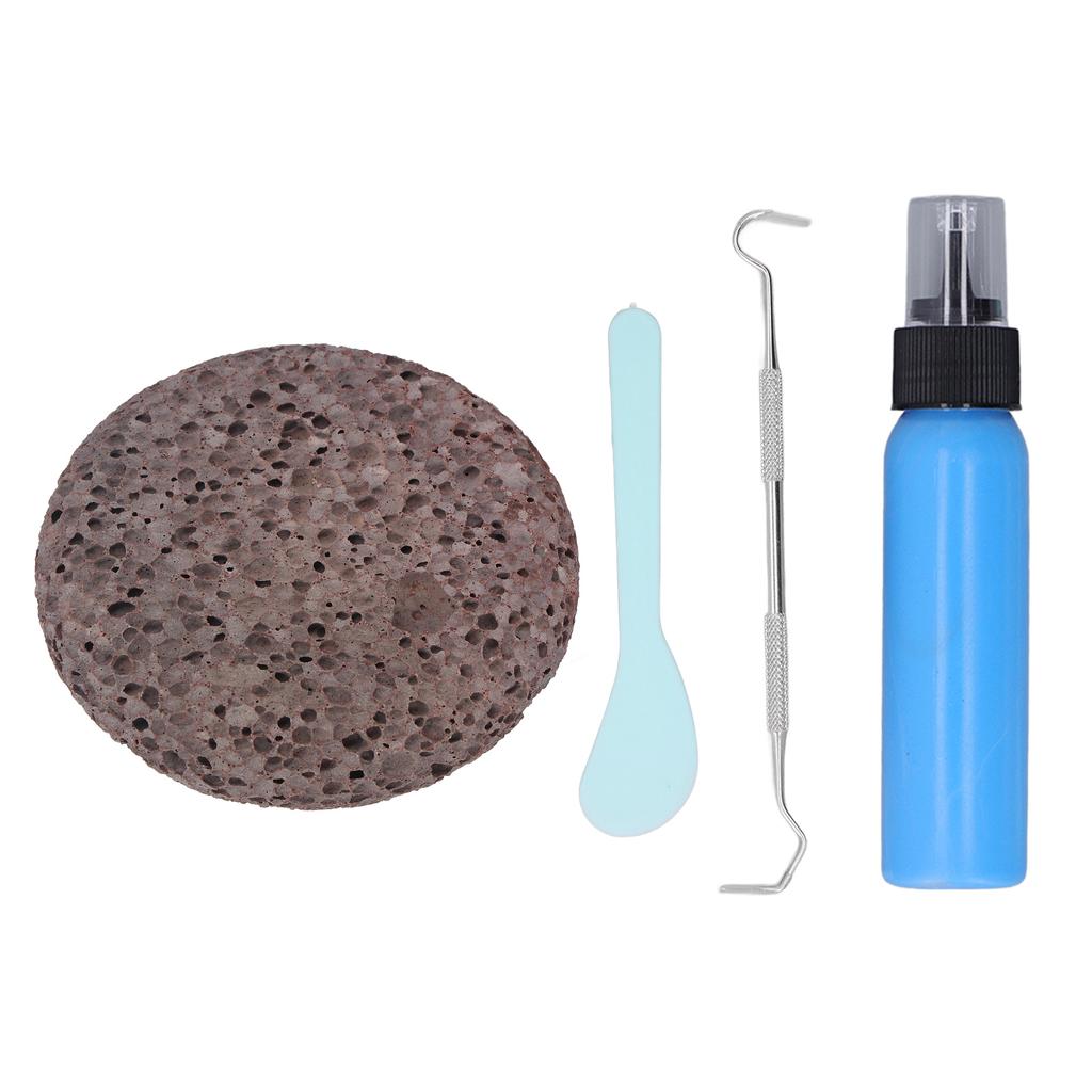 Picking Rock Kit Latex Padding Flat Round Stone DIY Relaxing Relief Pick Rock Toy for Adults