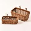 Kitchen Storage Basket with Handle Multifunctional Hanging Basket Organizer Container for Bathroom Fruits Ginger Garlic Plants