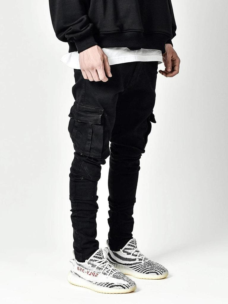 European American Men's Slim Fit Side Pocket Skinny Jeans