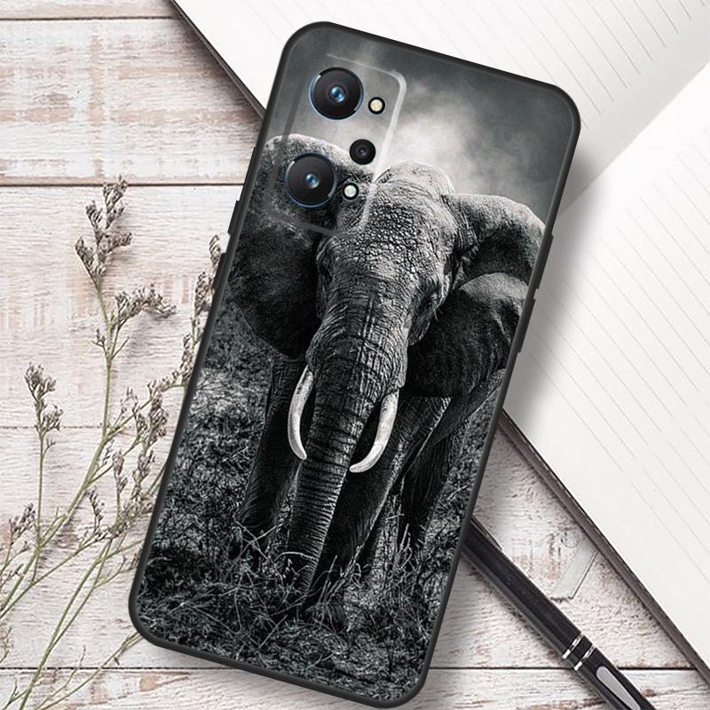 Indian Animal Elephant For Realme C75 C67 C61 C55 C53 C51 C21Y C25S GT 7 5 6 Pro GT 6T 10 11 12 13 14 Pro Plus Case