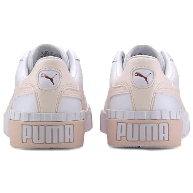 Puma Cali Slip Resistant Lightweight Low Top Skate Shoes Women Sneakers White Pink 369155-13