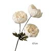 3 Heads Peony Cored Peony Artificial Flower Fake Rose Wedding Living Room Decoration