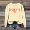 Women's Fashion Casual Long Sleeve Loose Printed Sweatshirt