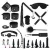 21pcs Adult Games Sex Toys BDSM   Slave Restraints Handcuffs Ankle Cuffs Whip Neck Collar Blindfold Mouth Gag Nipple Clamp For Couples