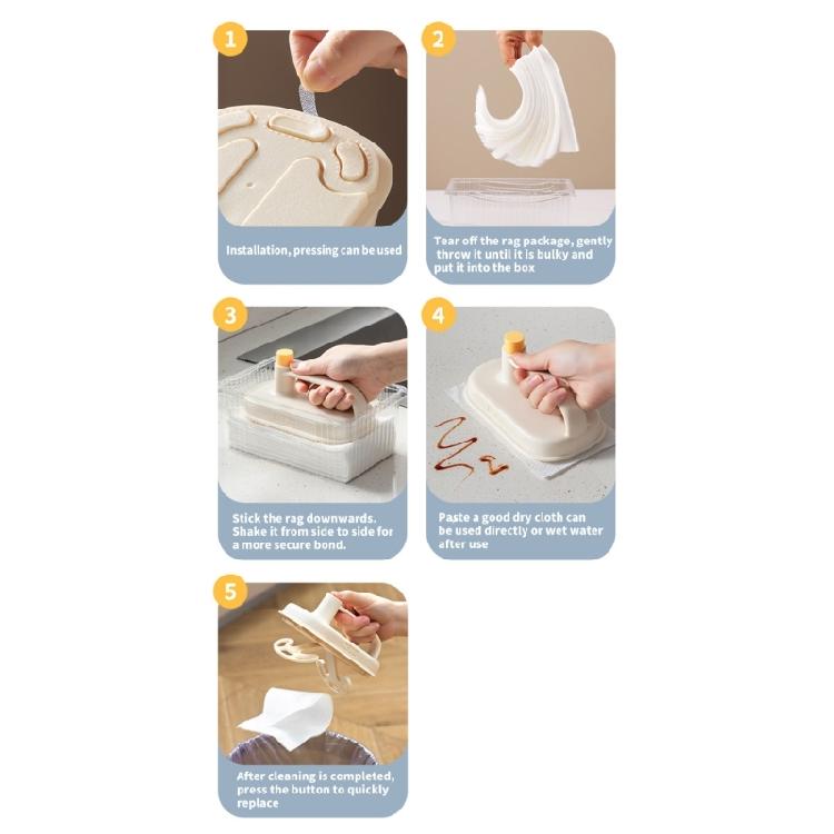 Magical Scouring Pad Cleaning Cloth for Dry and Wet Surfaces Bathroom Kitchen Countertop Cleaning Household Accessories
