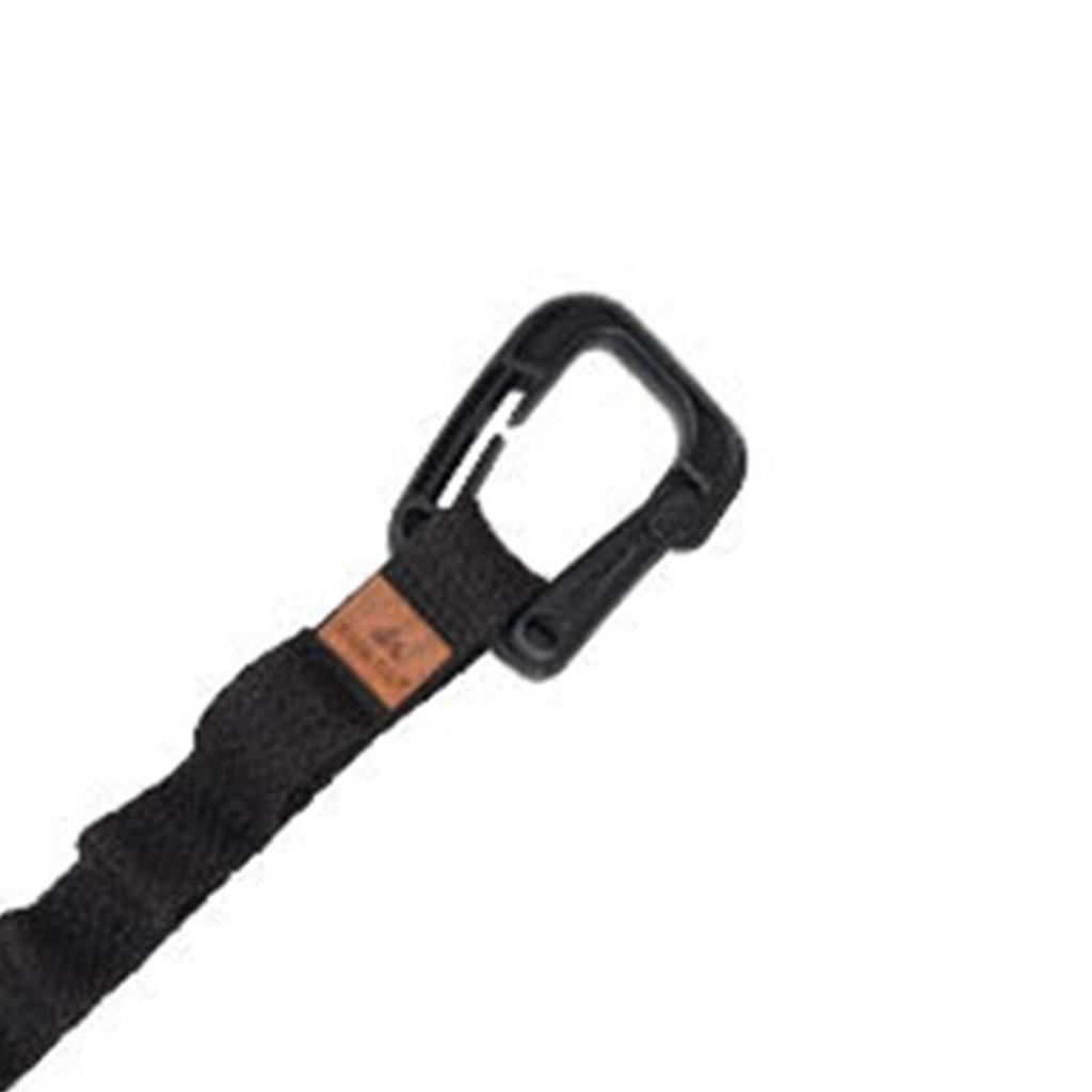 Camping Storage Strap Multifunctional Portable Tent Lanyard Hanging Rope with Hooks for Outdoor Gardens Black L