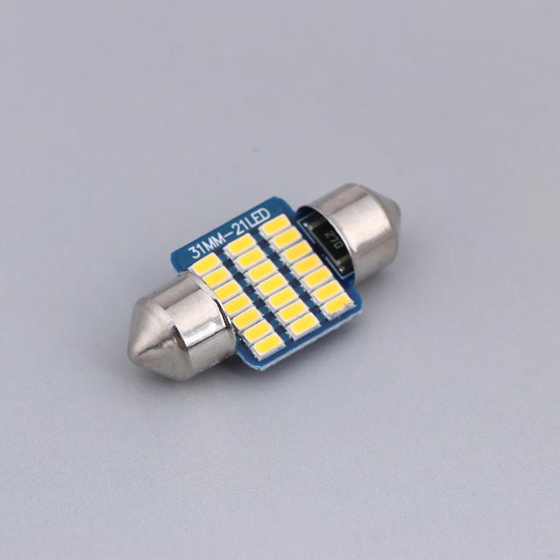6Pcs C5W Led Bulbs Canbus Festoon Led For Car Interior Dome Trunk License Plate Lights 12V 300Lm 6500K White