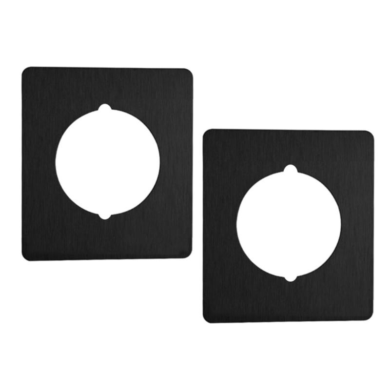

2Pcs Stainless Steel Door Lock Repair Plate Door Handle Cover Filler Fixing Repair Backplate Door Reinforcement Plate чёрный