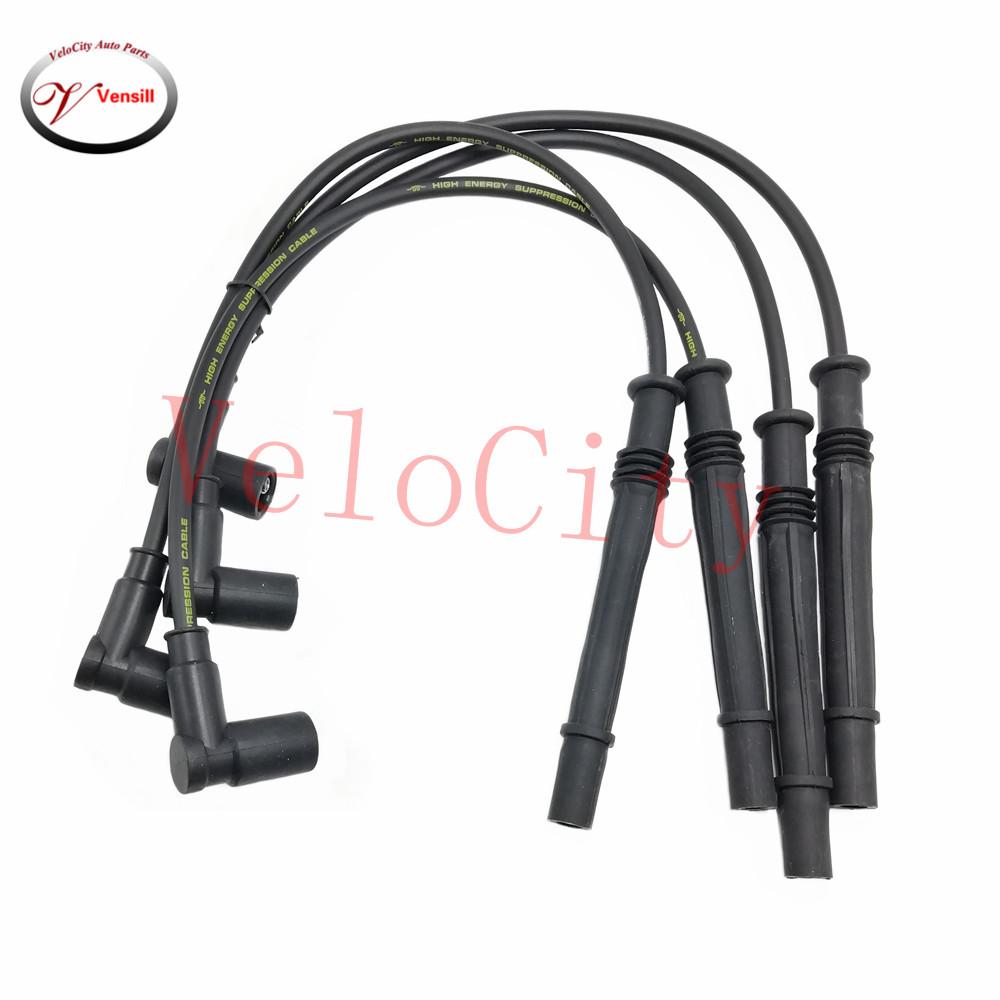 Spark Plug Wire Set Fits For Renault Clio Kangoo Twingo II Dacia Logan 1.2L Part No# 8200713680 224404659R 2448800QAA