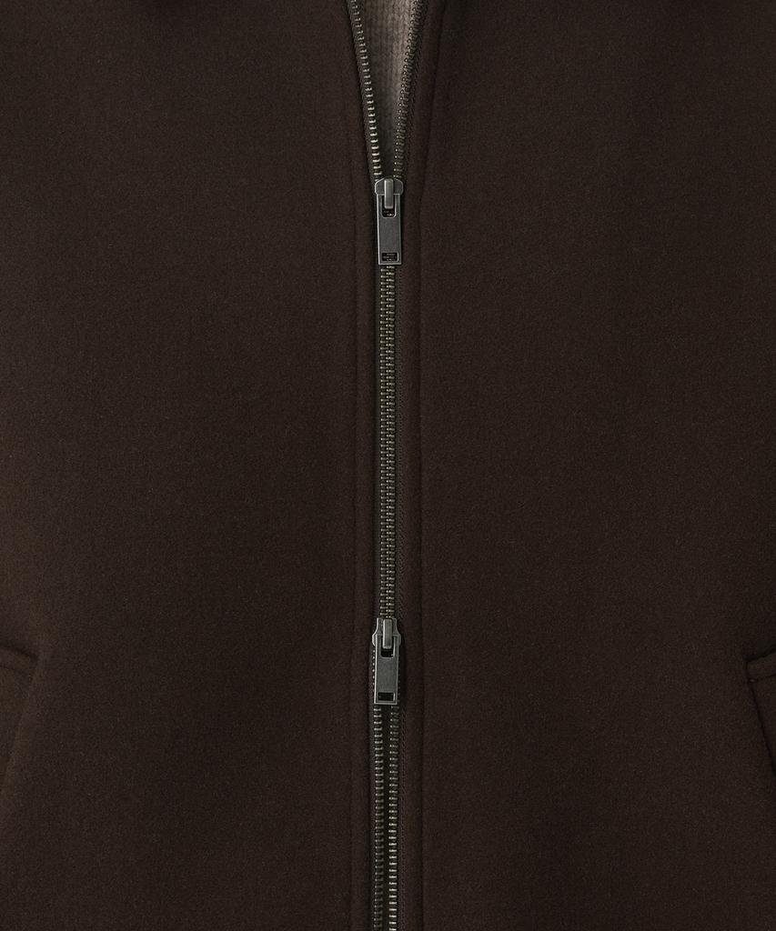 Musinsa Standard Wool Blend Minimal Blouson Jacket [Baroque Brown]