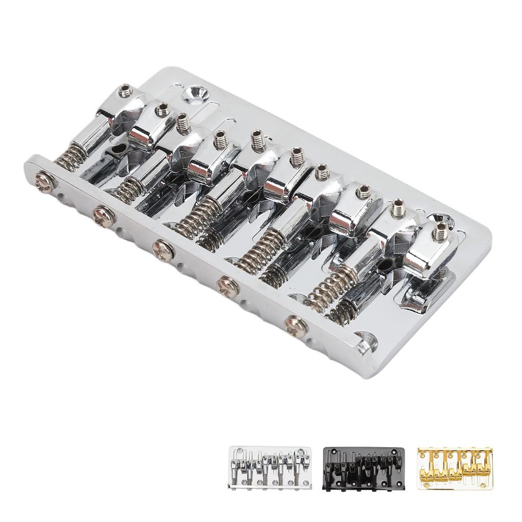 5 String Bass Bridge Adjustable Saddle Zinc Alloy Exquisite Retro Electric Bass Guitar Bridge