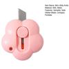 Cute Flower Mini Utility Knife Portable Retractable Blade for Opening Packages Scrapbooking Lightweight Compact Cutting Tool for Travel