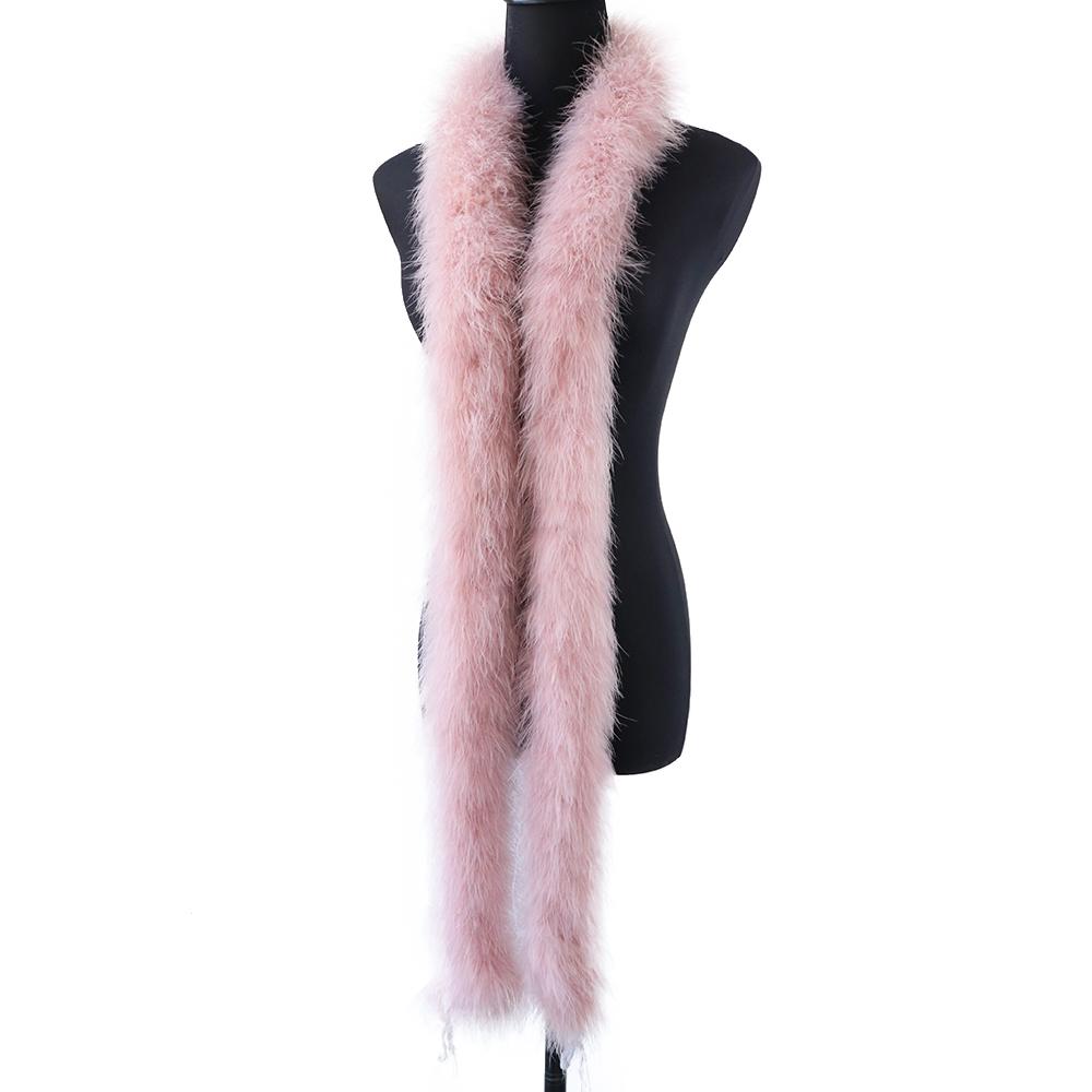 Colorful 50G Marabou Feather Boa 2M Long Plumes Shawl for Wedding Party Christmas Tree Decoration Sewing Handicraft Accessories