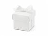 Box 5.2x5.2x5.2 White with Bow 10 Pcs. | PUDP6