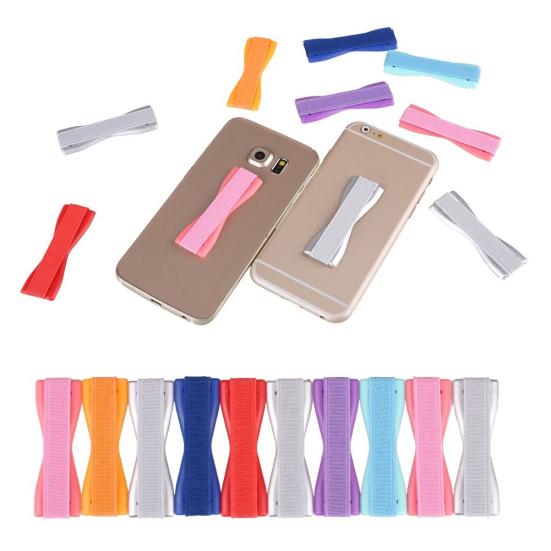 Self-Adhesive Universal Mobile Elastic Finger Grip Phone Back Strap Band Holder