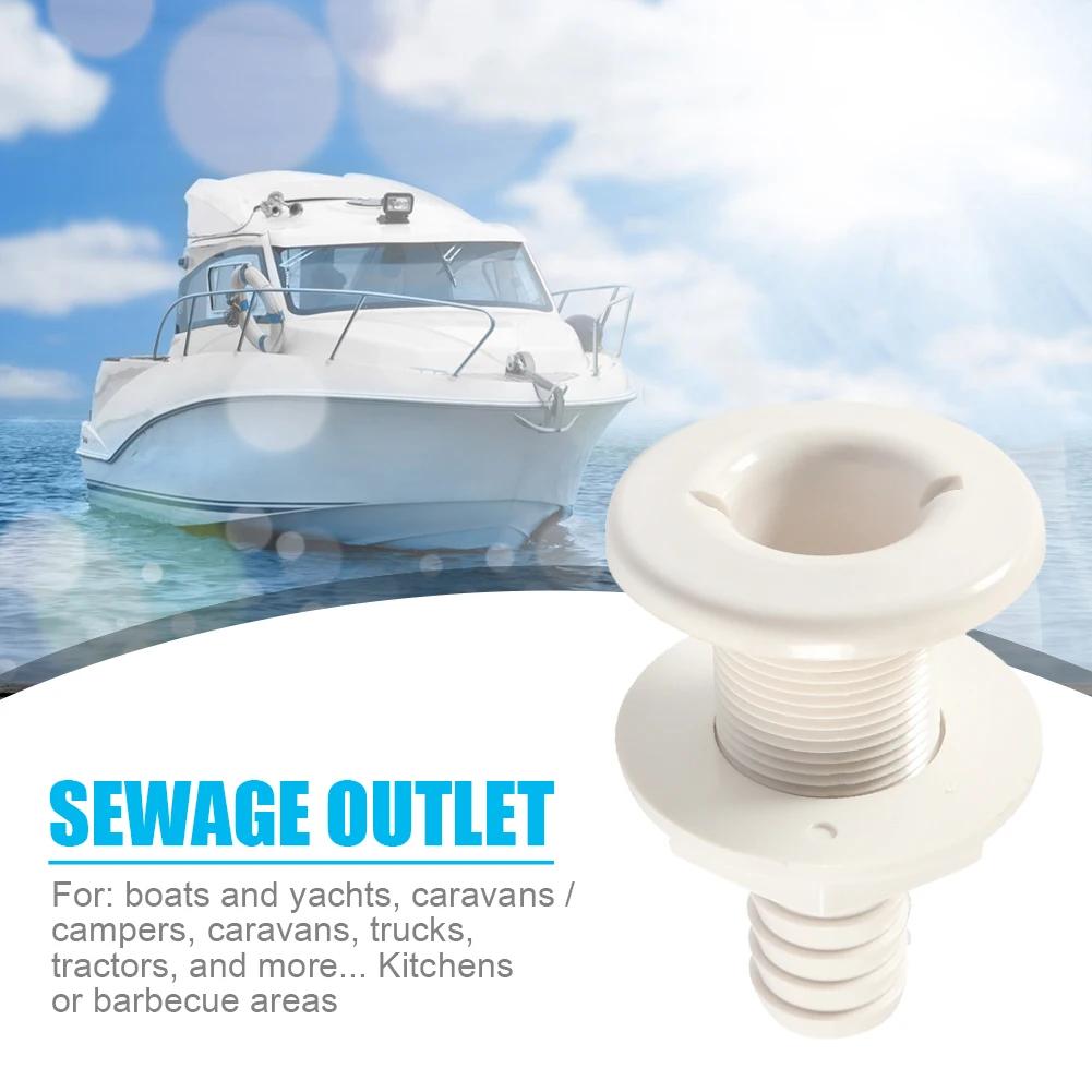 Bilge Pump Hose Installation Kit with 2 Clamps Thru-Hull Fitting for Boats Marine Bilge Pump Hose Installation Kit Accessories