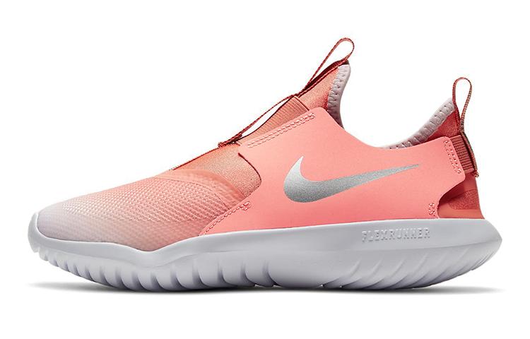 Nike Flex Runner GS  Crimson Bliss Metallic Platinum  AT4662-608 39