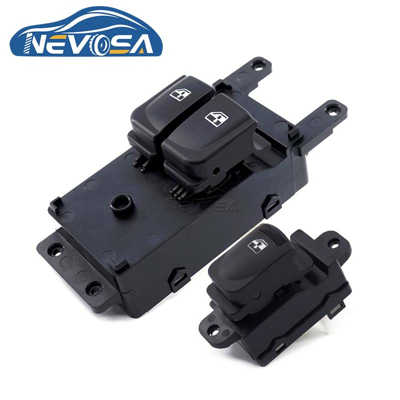NEVOSA 93570-1J500 93580-1J002 Master Window Lifter Switch Passenger Button For Hyundai I20 I800 H1 iMax Starex 2008 2009 2010