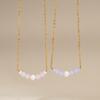 European Style Crystal Pearl Necklace - Simple, Stainless Steel Jewelry, Non-Fading, Versatile Design