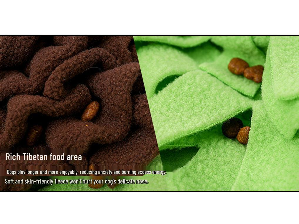 Avocado Snuffle Mat: Non-Slip Dog Training & Foraging Pad for Indoor Use