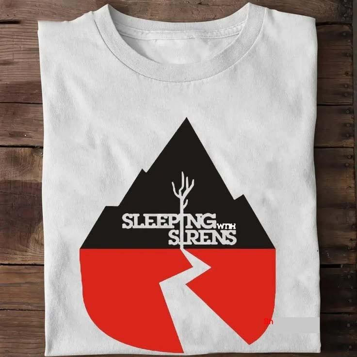 NEW Sleeping With Sirens Band Album Classic White Shirt PNA_316  Unisex T-Shirt L