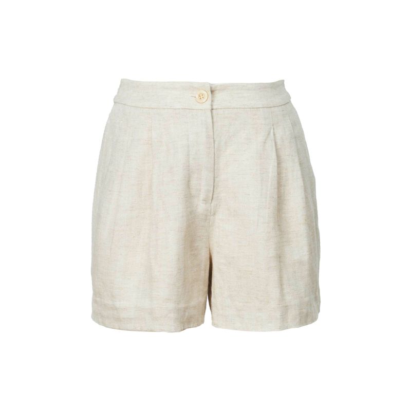 Blacknini (Two Colors) "Walking Cover" Lyocell Tencel Linen Casual Short-Sleeved Top/Pants/Shorts