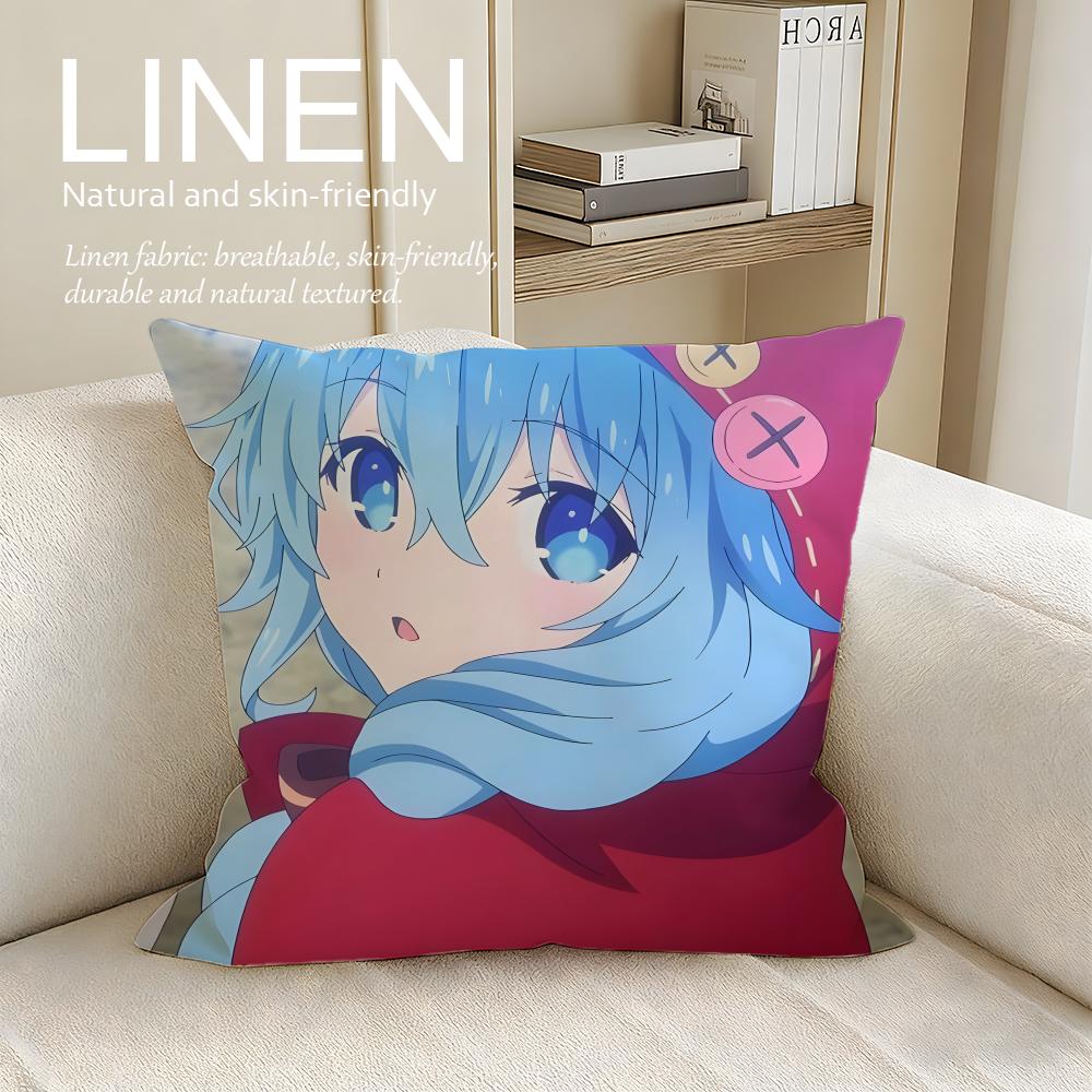 Fantasy DATE A LIVE Cushion Cover Pillowcase Set Pcs x x Breathable Washable Sofa Cushion Cover