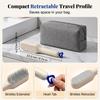 Self-cleaning anti-static massage comb, retractable pull-out comb, cushion massage detangling comb