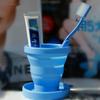 Easy To Carry Silicone Telescopic Drinking Water Folding Cup Travel Camping Bathroom Water Cup