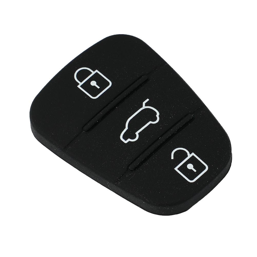 3 Buttons For Hyundai I10 I20 I30 Key Button Cover 1* 1pc For Hyundai Ix35 Ix20