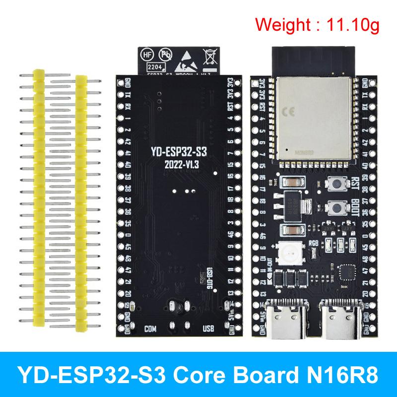 TZT ESP32/ ESP32-S3/ESP32-C3 Dual Type-C Development Board ESP32-C3-DevKitM-1 ESP32-C3-MINI-1 ESP32-S3-DevKitC-1 N16R8