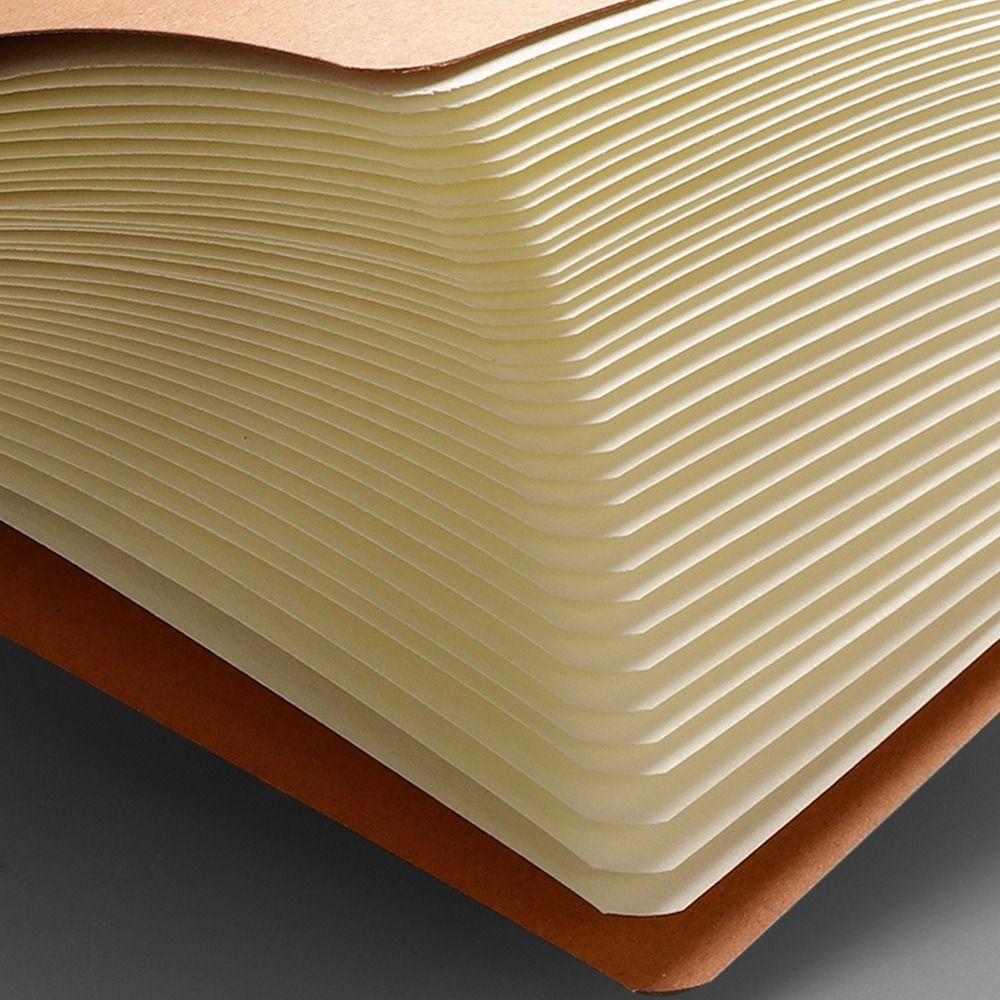 A4/A5/B5 Notizbuch Kraftpapier Umschlag Notizblock Tragbares Tagebuch Schul-/Büro