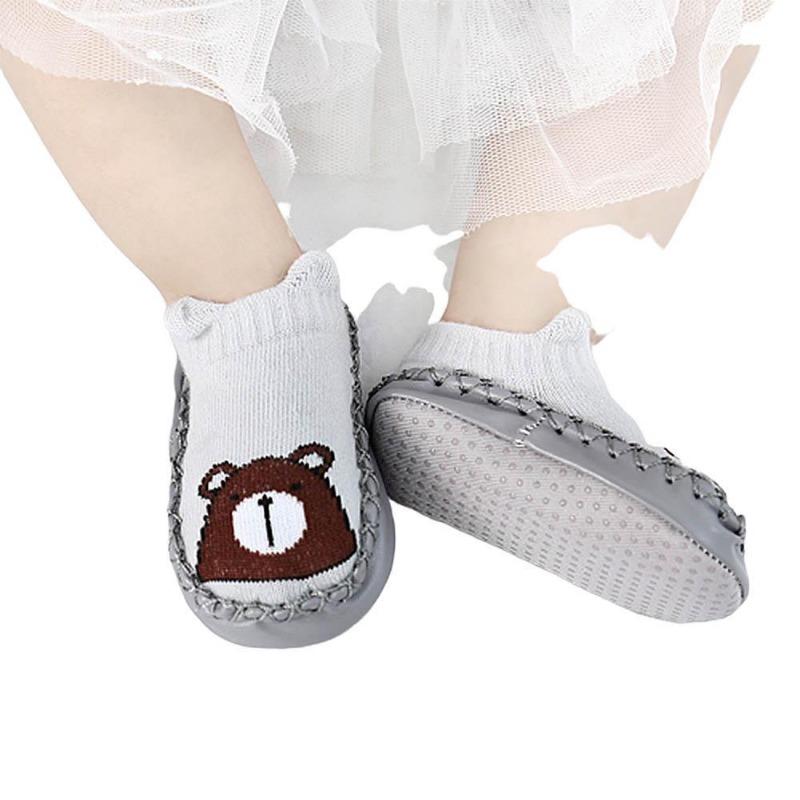 Creative Autumn Baby Cartoon Soft Breathable Cotton Floor Shoes Anti-Slip Toddler Socks Warm Socks
