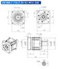 High-Precision Helical Planetary Gearbox with Servo Stepper Motor (40/60/90/115 Reducer)