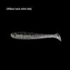 Two-Color T-Tail Soft Bait with Curly Tail Lead Hook for Bass Fishing