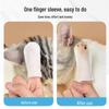 50-Piece Disposable Pet Ear Cleaning Gloves - Antibacterial, Mite Removal Finger Wipes for Cats